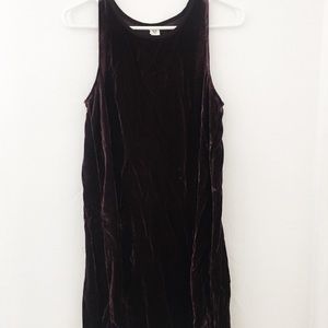 Velvet swing dress